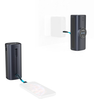 Avatar Shop|SmallRig 5108 Husa Incarcator cu Baterie Externa, Canon LP-E6P/LP-E6NH, 13600mAh, USB-C 36W, 2 Sloturi Baterii|SmallRig