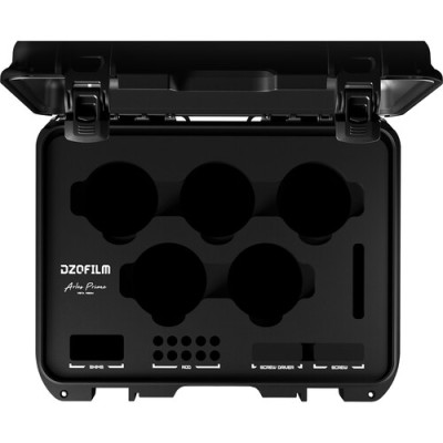 Avatar Shop|DZOFilm Hard Case pentru Set 5 Obiective Arles, Interior Spuma cu Decupaje, Exterior Impermeabil, Valva Egalizare Presiune, Laca|DZO Optics