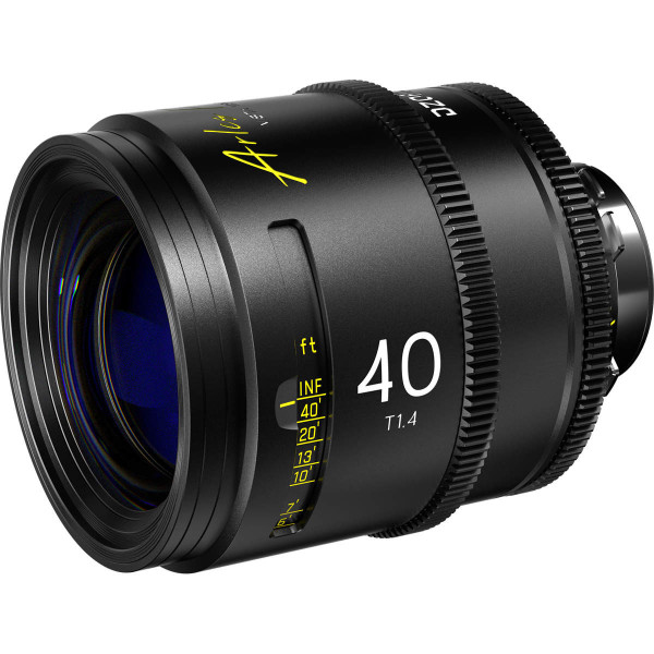 DZOFilm Arles 40mm T/1.4 Obiectiv Cine Prim FF/VV, Montura PL, Distanta Minima 0.4m, 13 Elemente in 11 Grupuri, Diametru 95mm