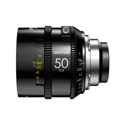 Avatar Shop|DZOFILM Vespid Prime 2 Obiectiv Cinema 50mm, Montura PL, Apertura T1.9, Cerc de Imagine 46.3mm, Protocol Cooke /i|DZO Optics