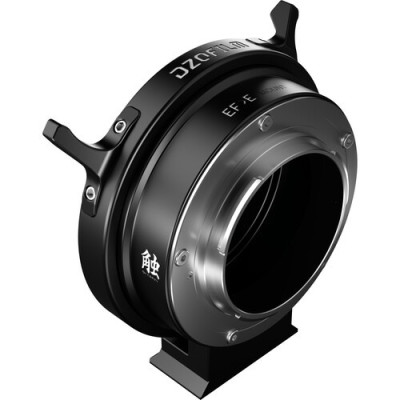 Avatar Shop|DZOFilm DZO-ADEFEBLK Octopus Adaptor Obiectiv EF pe Camera Sony E, Constructie Inox si Aluminiu, Suport 1/4"-20, Fara Comunicati|DZO Optics