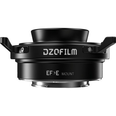 Avatar Shop|DZOFilm DZO-ADEFEBLK Octopus Adaptor Obiectiv EF pe Camera Sony E, Constructie Inox si Aluminiu, Suport 1/4"-20, Fara Comunicati|DZO Optics