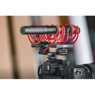 Avatar Shop|Rode DCS-1 Suport Dublu pentru Botita Camera, Aluminiu, Filet 1/4 Inch, Greutate 43g, Compatibil Wireless GO|RODE