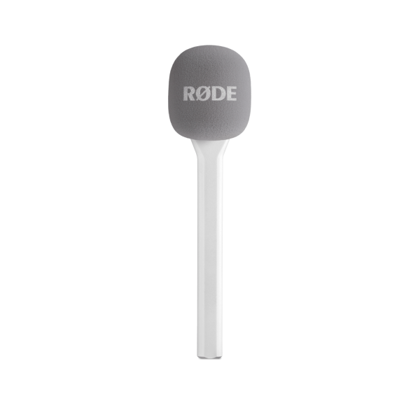 Rode Interview GO Adaptor Microfon Handheld, Alb, Compatibil Wireless GO, GO II, PRO, ME, Parasolar Spuma Inclus