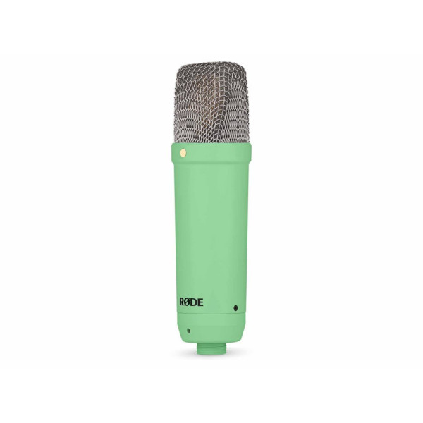 Rode NT1 Signature Series Green Microfon Studio Condenser, Capsula HF6 1 Inch, Cardioid, Zgomot Propriu 4 dBA, SPL 142 dB