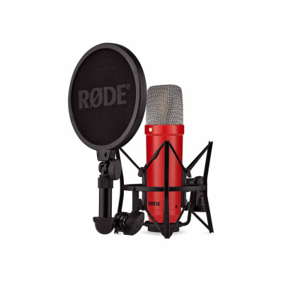 Avatar Shop|RODE NT1 Signature Series Red, Microfon Studio, Capsula 1 Inch HF6, Diagrama Cardioid, Conector XLR, Culoare Rosu|RODE