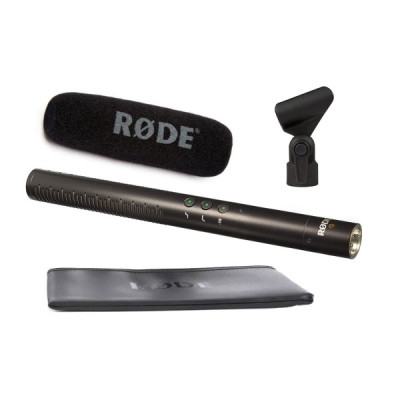 Avatar Shop|Rode NTG4 Microfon Shotgun Directional, Filtru Trece-Sus, Atenuare -10dB, Amplificare Frecvente Inalte, Alimentare Phantom|RODE