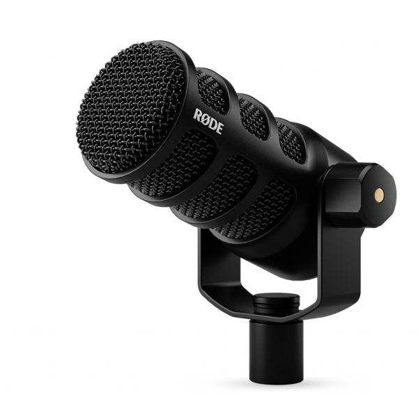 RODE PodMic USB Microfon Dinamic, Iesiri XLR si USB-C, Preamplificator Revolution, Procesare APHEX, Monitorizare Fara Latenta