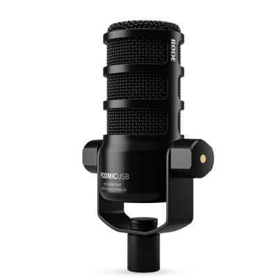 Avatar Shop|RODE PodMic USB Microfon Dinamic, Iesiri XLR si USB-C, Preamplificator Revolution, Procesare APHEX, Monitorizare Fara Latenta|RODE