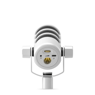 Avatar Shop|RODE PodMic USB Microfon, Culoare Alb, Iesire XLR si USB-C, Model Cardioid Dinamic, Monitorizare Casti Fara Latenta|RODE