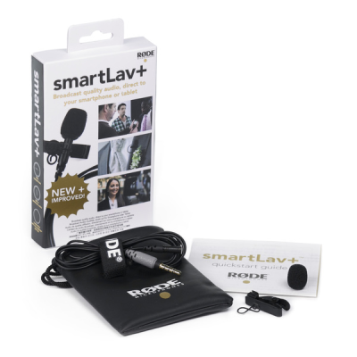 Avatar Shop|RODE smartLav+ Microfon Lavaliera, Conector TRRS, Capsula Condensator Omnidirectionala, Compatibil iOS si Android|RODE