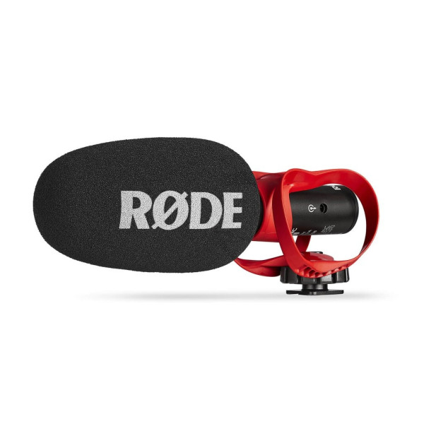 Rode VideoMic GO II Microfon Video Shotgun, HELIX Shockmount, Conexiune 3.5mm TRS si USB-C, Fara Baterie, Compatibil RODE App