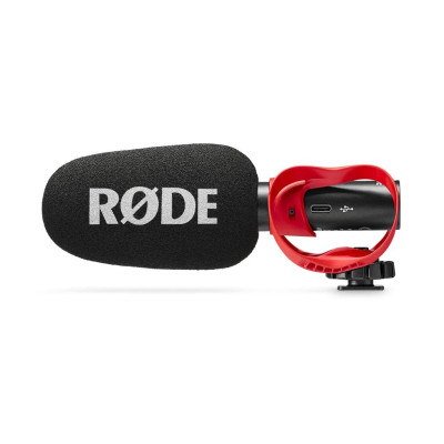 Avatar Shop|Rode VideoMic GO II Microfon Video Shotgun, HELIX Shockmount, Conexiune 3.5mm TRS si USB-C, Fara Baterie, Compatibil RODE App|RODE