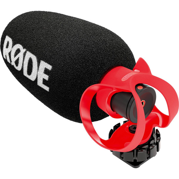 Rode VideoMicro II Microfon Shotgun, Montura HELIX, Capsula Supercardioid, Fara Baterie, Corp Metalic