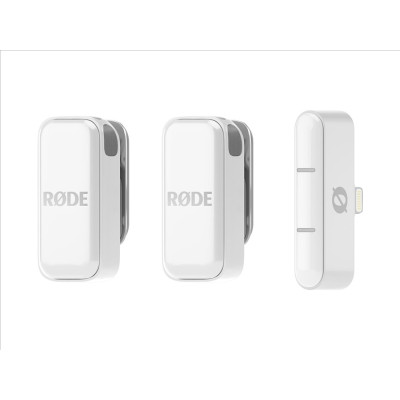 Avatar Shop|RODE Wireless Micro Sistem Microfon Wireless, Receptor Lightning, Alb, 2 Canale, Autonomie 21 Ore|RODE