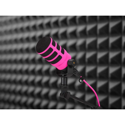 Avatar Shop|Rode WS14 Filtru Anti-Pop pentru PodMic si PodMic USB, Culoare Roz, Spuma Densitate Ridicata, Diametru 72mm, Greutate 34g|RODE