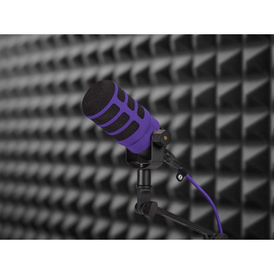 Avatar Shop|Rode WS14 Filtru Antipop pentru PodMic, Compatibil PodMic USB, Culoare Mov, Lungime 122mm, Diametru 72mm|RODE
