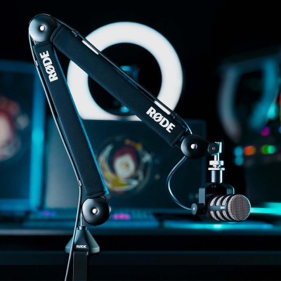 Avatar Shop|RØDE PSA1+ Brat Microfon Studio Profesional, Negru, Rotatie 360°, Greutate 94g-1.2kg, Raza 940mm|RODE