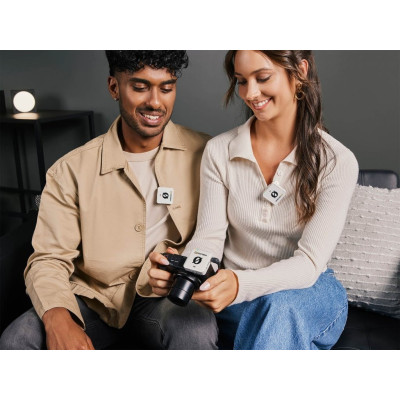 Avatar Shop|RØDE Wireless ME Dual White Sistem Microfon Wireless, 2 Emitatoare, Receiver Dual-Channel, GainAssist, Raza 100m, USB-C si 3.5mm|RODE