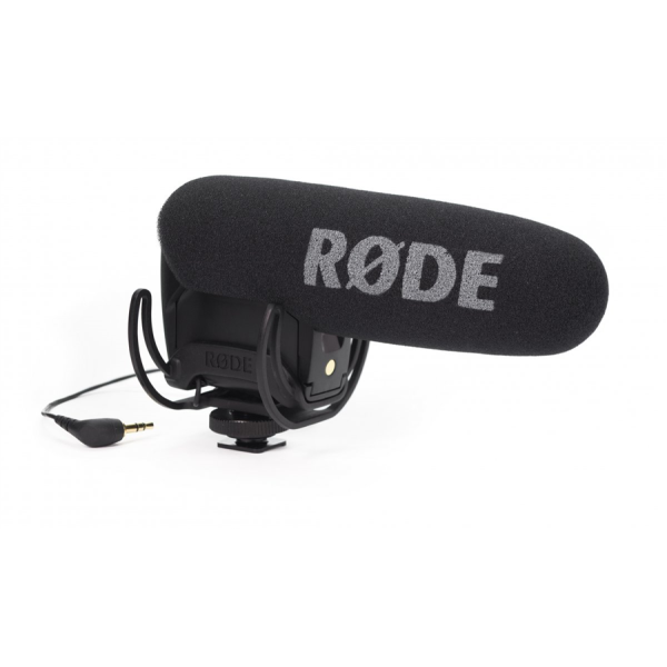 RODE VideoMic Pro Rycote Microfon Directional pentru Camere, Capsula 1/2 inch, Suspensie Rycote Lyre, Filtru Trece-Sus 80Hz