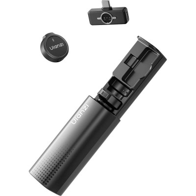 Avatar Shop|Ulanzi A21 Microfon Wireless, USB-C, Sistem 2 Canale, Transmisie 2.4GHz, Raza 100m, Autonomie 6 Ore, Negru|Ulanzi
