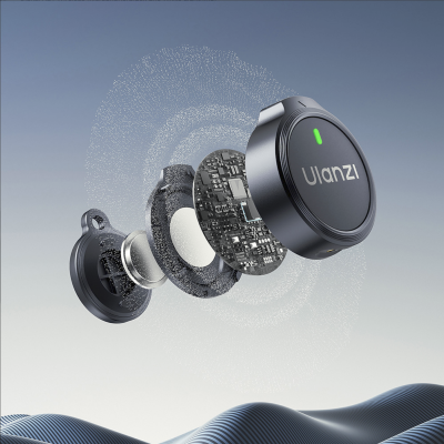 Avatar Shop|Ulanzi A21 Microfon Wireless, Negru/Alb, Lightning, 2 Transmitatoare, Raza 100m, Autonomie 30h|Ulanzi