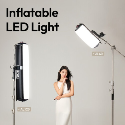 Avatar Shop|Ulanzi AL120 Lampa LED Gonflabila, Putere 120W, Bi-Color, 2700K-6500K, CRI 96, 10 Efecte de Lumina, Control USB-C PD 3.1|Ulanzi