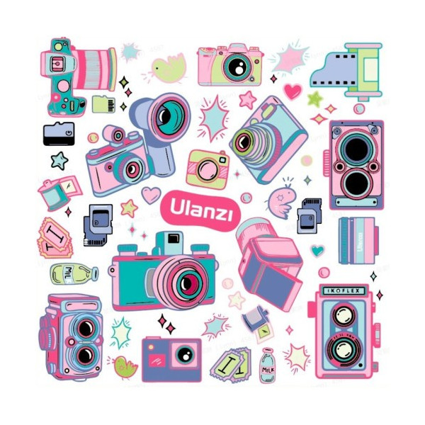 Ulanzi C069 Husa Protectoare Colorata, Dimensiune 45x45cm, Autoadeziva, Material Microfibra, Compatibila cu Camere si Telefoane