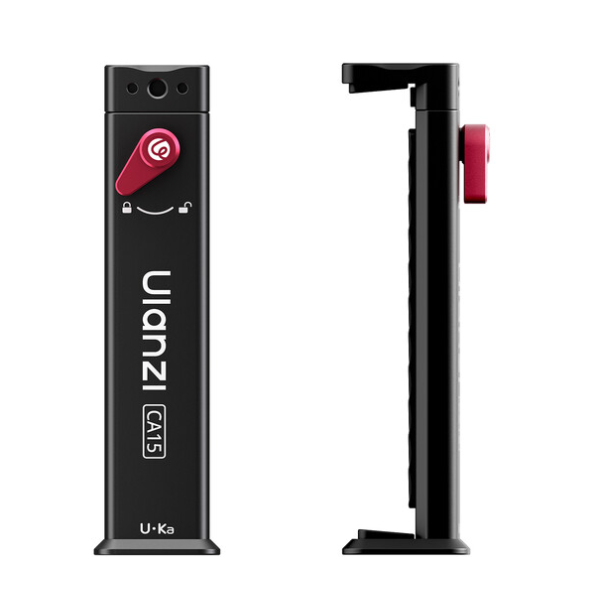 Ulanzi CA15 OneLock Clema Tableta, Aluminiu, Compatibil 7.9-12.9 inch, Montura Arca/Uka, Prindere Cold Shoe
