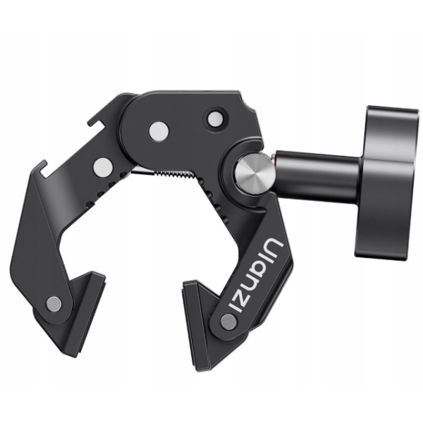Ulanzi CO78 Super Clamp, Clema cu Trei Falci, Capacitate 1kg, Cold Shoe, Filet 1/4 Inch, Pini ARRI