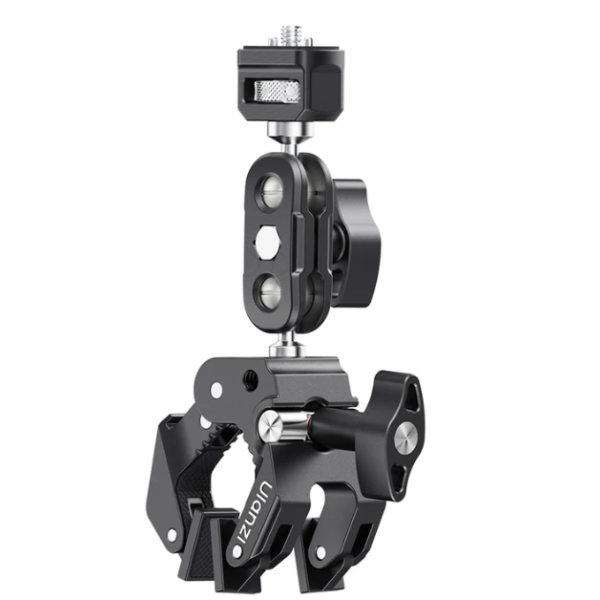 Ulanzi CO78 Super Clamp Kit, Cleste si Magic Arm cu Cap Dublu, Rotatie 360°, Montura 1/4 si ARRI, Sarcina Maxima 1kg