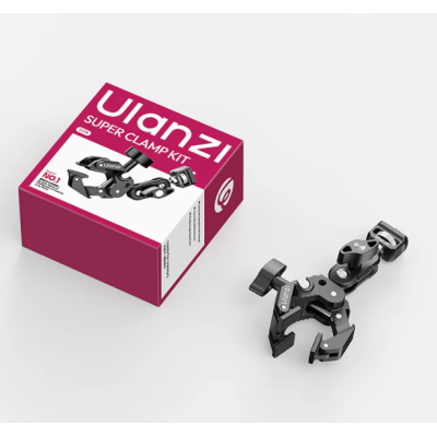 Avatar Shop|Ulanzi CO78 Super Clamp Kit, Cleste si Magic Arm cu Cap Dublu, Rotatie 360°, Montura 1/4 si ARRI, Sarcina Maxima 1kg|Ulanzi