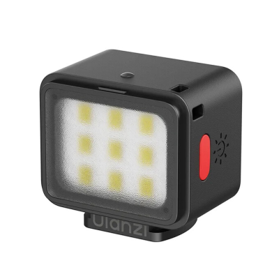 Avatar Shop|Ulanzi DG01 Cube Mini Lampa LED, Montura Cold Shoe si Magnetica, 5600K, CRI 95, 3 Niveluri Luminozitate, 22g|Ulanzi