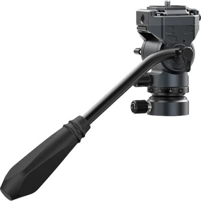 Avatar Shop|Ulanzi F38 Cap Video Fluid cu Eliberare Rapida, Capacitate 3kg, Panoramare 360°, Inclinare +55° la -90°, Baza Nivelare|Ulanzi