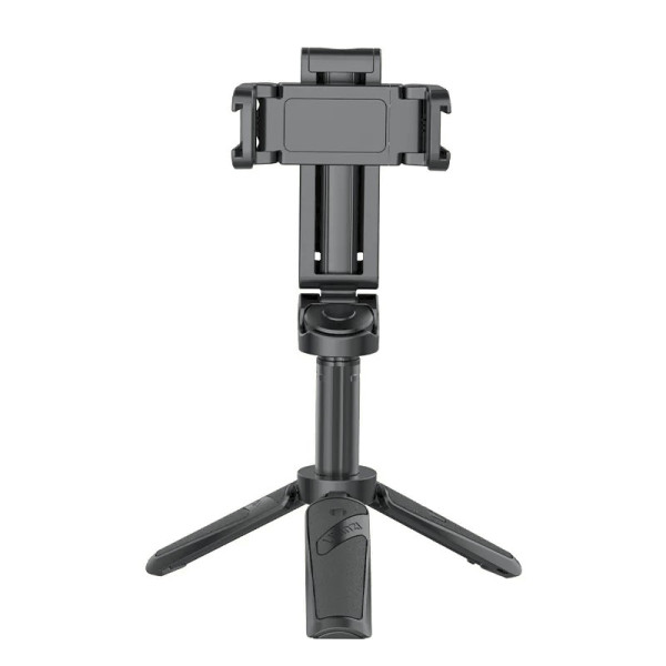 Ulanzi JJ02 Trepied Telefon Extensibil cu Telecomanda, Negru, Design 3in1, Prindere Rotativa 360°, Inaltime 200-385mm,