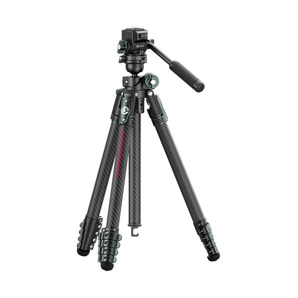 Ulanzi JJ06 Trepied Foto-Video Overhead, Fibra de Carbon, Cap Fluid Ballhead, Inaltime 187cm, Sarcina 18kg, Pliabil 51.5cm