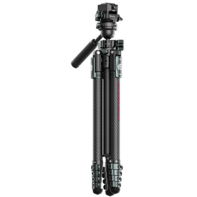 Avatar Shop|Ulanzi JJ06 Trepied Foto-Video Overhead, Fibra de Carbon, Cap Fluid Ballhead, Inaltime 187cm, Sarcina 18kg, Pliabil 51.5cm|Ulanzi