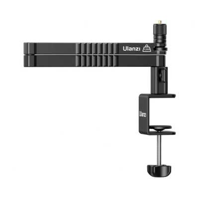 Avatar Shop|Ulanzi LS26 Brat Microfon Low Profile, Aluminiu, Capacitate 2kg, Lungime 480mm, Clema Masa 50mm, Rotatie 360 grade|Ulanzi
