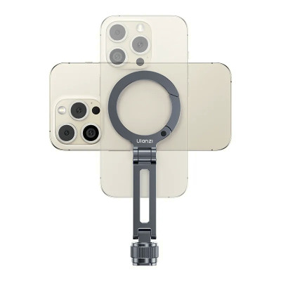 Avatar Shop|Ulanzi MA07 MagLock Suport Magnetic Telefon, Filet 1/4, Cold Shoe, Forta Magnetica 12N, Pliabil, Capacitate 500g|Ulanzi