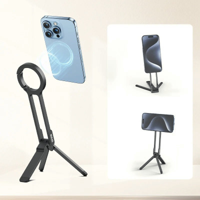 Avatar Shop|Ulanzi MA30 Trepied Mobil cu Carabina, Montare Magnetica MagSafe, Design Pliabil, Utilizare Portabila si Tip Masa, Greutate|Ulanzi