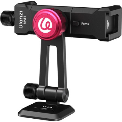 Avatar Shop|Ulanzi MA51 QuickClip Clema Telefon, Baza Rapida UKA, Compatibil F38, Inclinare 180°, Rotatie 360°, 2x Cold Shoe|Ulanzi