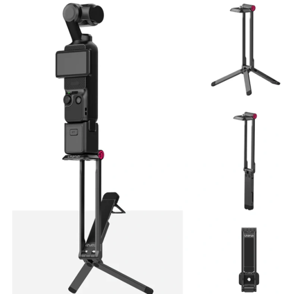 Ulanzi MA66 Trepied Magnetic pentru DJI Pocket 3, Greutate 75g, Aliaj Aluminiu, Sistem Arca-Swiss, Capacitate 500g