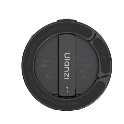 Avatar Shop|Ulanzi ML05 MagLock Fill Light, Lampa LED Portabila, Prindere Magnetica MagSafe, 2500K-9000K, Baterie 600mAh, USB-C|Ulanzi