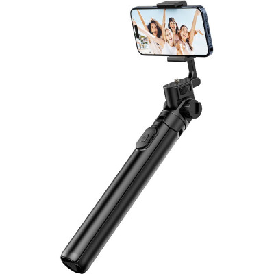 Avatar Shop|Ulanzi MT-70 Trepied Dual Camera Rotativ 360°, Extensibil 32-158 cm, Selfie Stick, Montura 1/4"-20, Telecomanda Bluetooth|Ulanzi