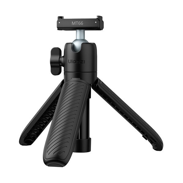 Ulanzi MT66 ClipMate Trepied cu Action Connector, 2 in 1 Trepied si Selfie Stick, Compatibil DJI Osmo Action, Extensie 27 cm