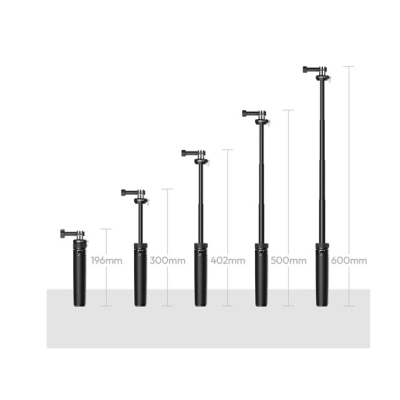 Avatar Shop|Ulanzi MT92 Selfie Stick si Trepied pentru Camere Action, 5 Sectiuni Telescopice, Lungime 19-60cm, Aluminiu, Capacitate 1.3kg|Ulanzi