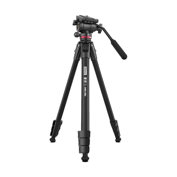 Ulanzi Ombra 3030 Trepied Video Travel, Aluminiu, Inaltime Max 160cm, Cap Fluid 360°, Sarcina Max 6kg, Greutate 1.3kg