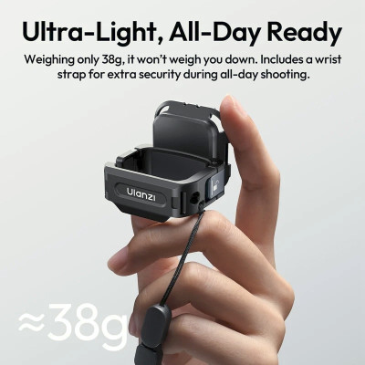 Avatar Shop|Ulanzi PK13 Adaptor Extensie Uka pentru DJI Osmo Pocket 3, Filet 1/4 si GoPro, Aluminiu CNC, 38g|Ulanzi