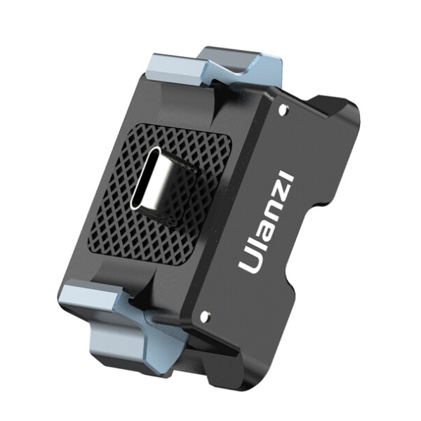 Ulanzi PK-10 Placa de Baza USB-C pentru DJI Osmo Pocket 3, Montura Magnetica 2 Pini, Aliaj de Aluminiu, Incarcare Pass-Through