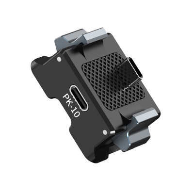 Avatar Shop|Ulanzi PK-10 Placa de Baza USB-C pentru DJI Osmo Pocket 3, Montura Magnetica 2 Pini, Aliaj de Aluminiu, Incarcare Pass-Through|Ulanzi